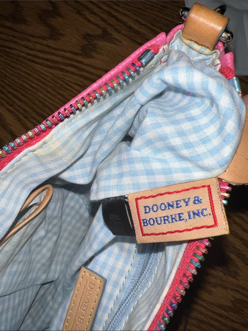 Dooney and Bourke Lindsay Lohan charm Y2K Leather Bag Vintage - Picture 5 of 9